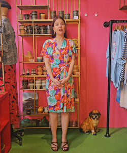 VINTAGE ITEM | HAILEY FLOWERY DRESS - MULTI
