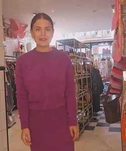 LOU SOFT PULLOVER - VIOLET