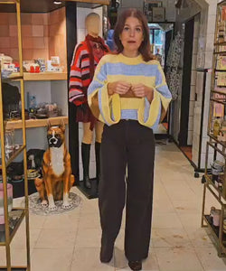 HARPER & YVE |  ALEX JUMPER - MULTI STRIPE YELLOW