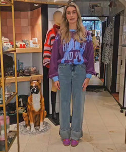 HARPER & YVE |  HOW WE PARTY SWEATER - PERFECT PURPLE