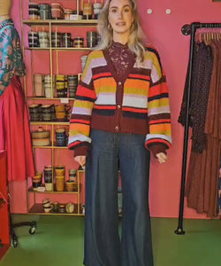 HARPER & YVE |  NOOR CARDIGAN - RACING RED
