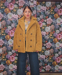 GUILLARD MUSTARDE KNIT - BLUE/MUSTARD