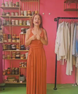 INFINITY DRESS - TERRACOTTA