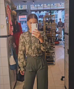 LINES BLOUSE - GREEN