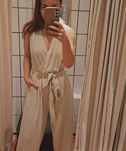 BERAWA LUXE | RYLEE JUMPSUIT - NATURAL