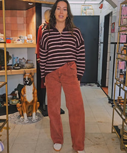 HARPER & YVE | YVE PANTS - BRICK RED