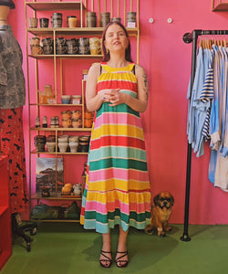 COMPAÑÍA FANTÁSTICA | LOLLYPOP MAXI DRESS - MULTICOLOUR