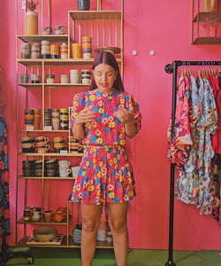 HARPER & YVE | MACEY SS TOP - FLORAL MIX