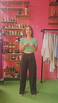 BRINN STRIPED TEE - GREEN