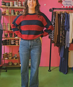 BONYE WIDE LEG JEANS - MEDIUM BLUE