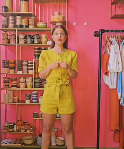 HARPER & YVE | YAEL PLAYSUIT - LIME