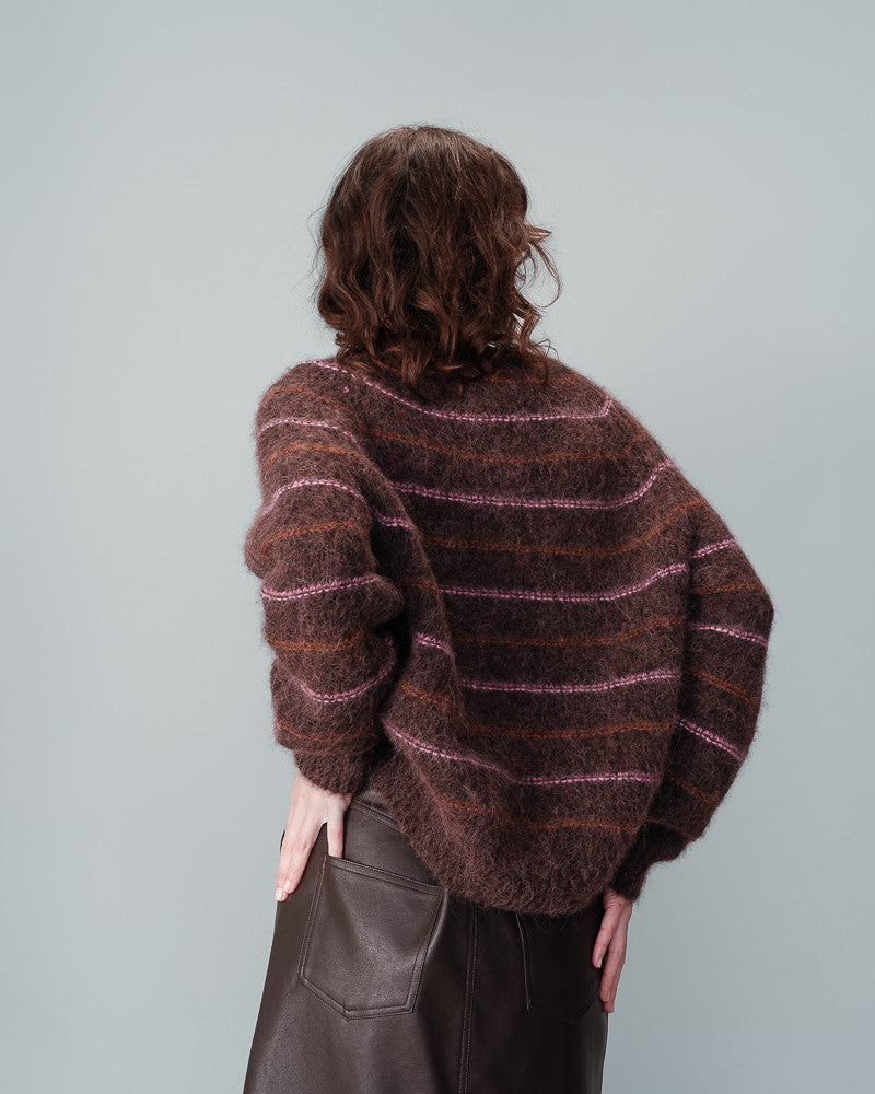 GRACE & MILA | NAUSICA PULLOVER - CHOCOLATE