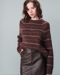 GRACE & MILA | NAUSICA PULLOVER - CHOCOLATE