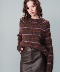 GRACE & MILA | NAUSICA PULLOVER - CHOCOLATE