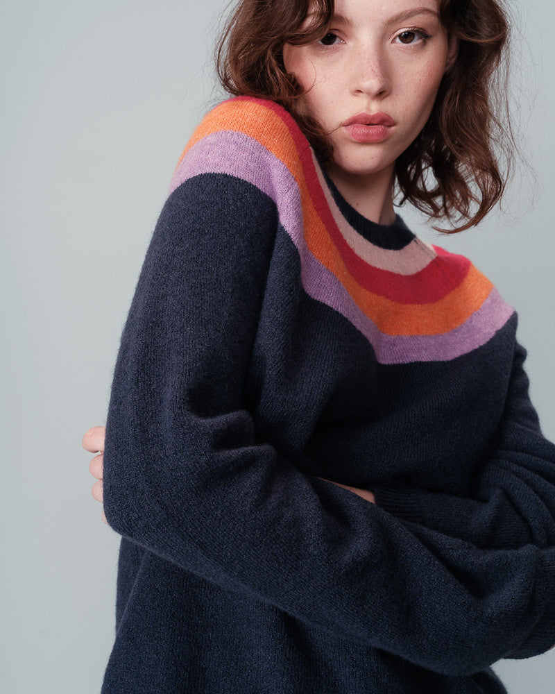 GRACE & MILA | NADY PULLOVER - NAVY