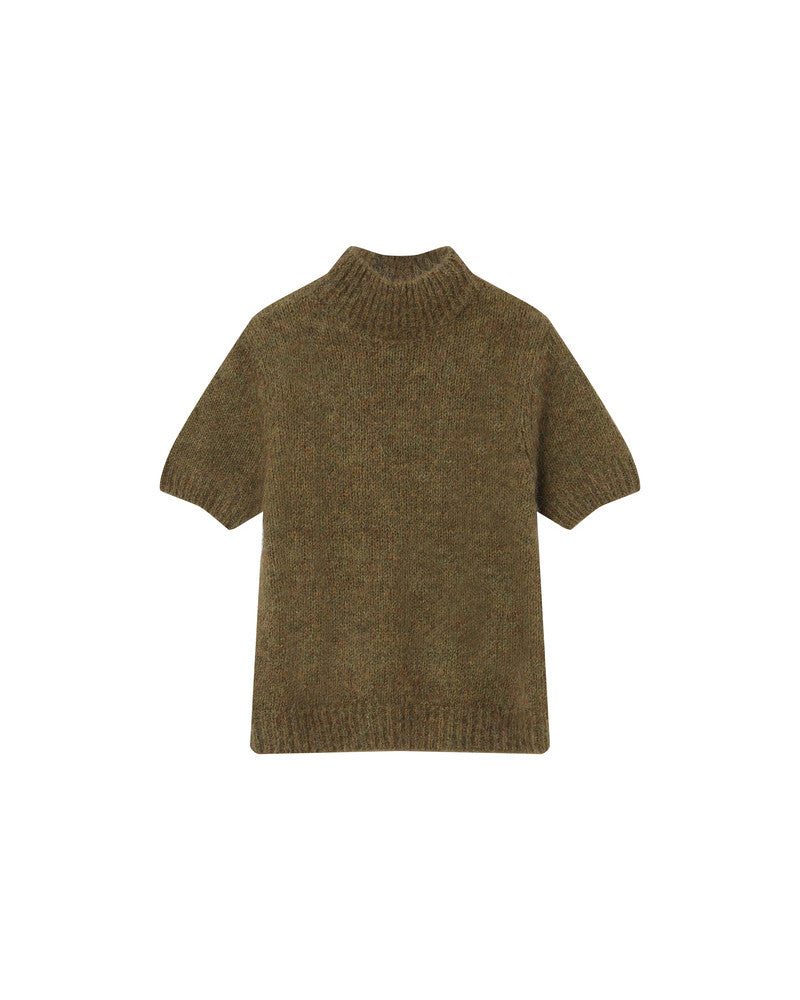 GRACE & MILA | SAULE SS PULLOVER - OLIVE