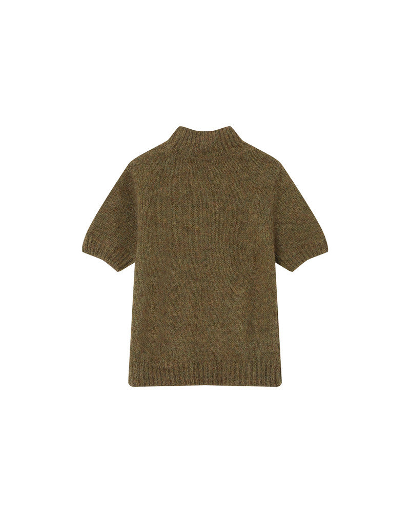 GRACE & MILA | SAULE SS PULLOVER - OLIVE