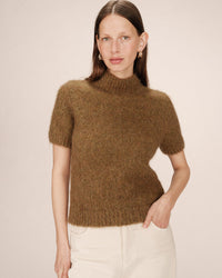 GRACE & MILA | SAULE SS PULLOVER - OLIVE