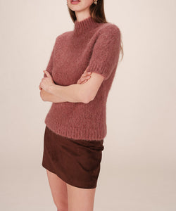 GRACE & MILA | SAULE SS PULLOVER - TERRACOTTA
