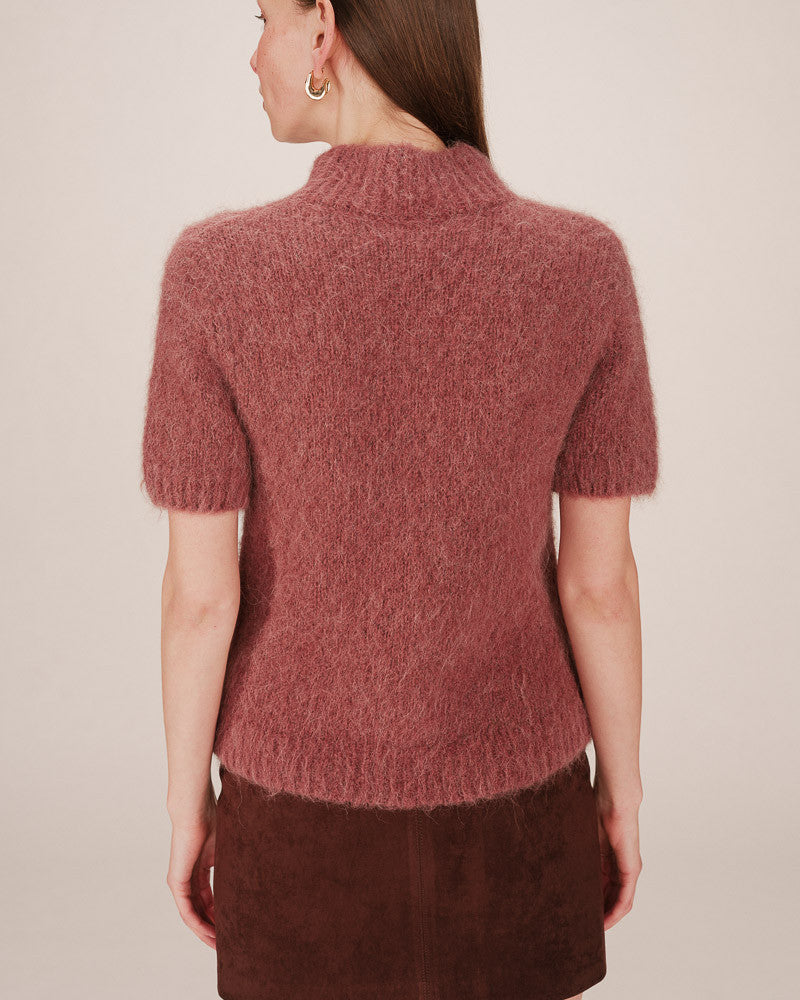 GRACE & MILA | SAULE SS PULLOVER - TERRACOTTA