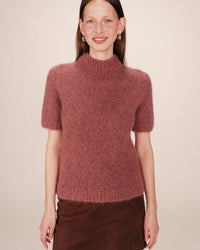 GRACE & MILA | SAULE SS PULLOVER - TERRACOTTA