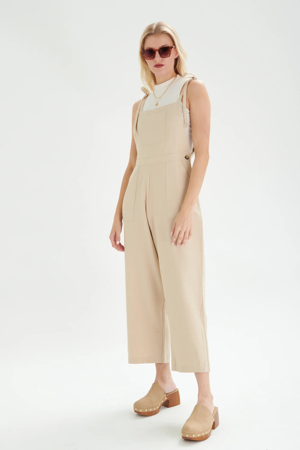 JULIE JUMPSUIT - BEIGE