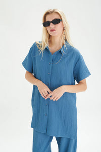 COOL BLOUSE - BLUE