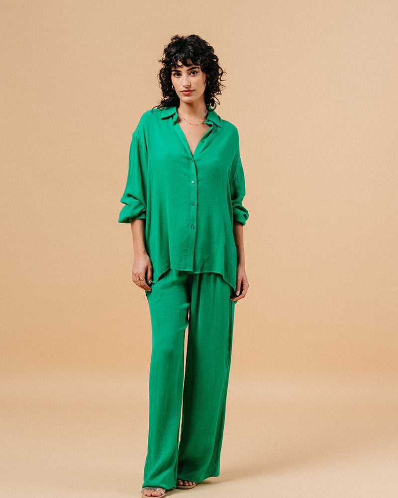 GRACE & MILA | MARKET BLOUSE - VERT