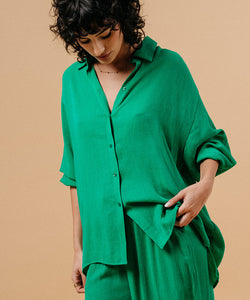 GRACE & MILA | MARKET BLOUSE - VERT