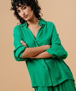 GRACE & MILA | MARKET BLOUSE - VERT