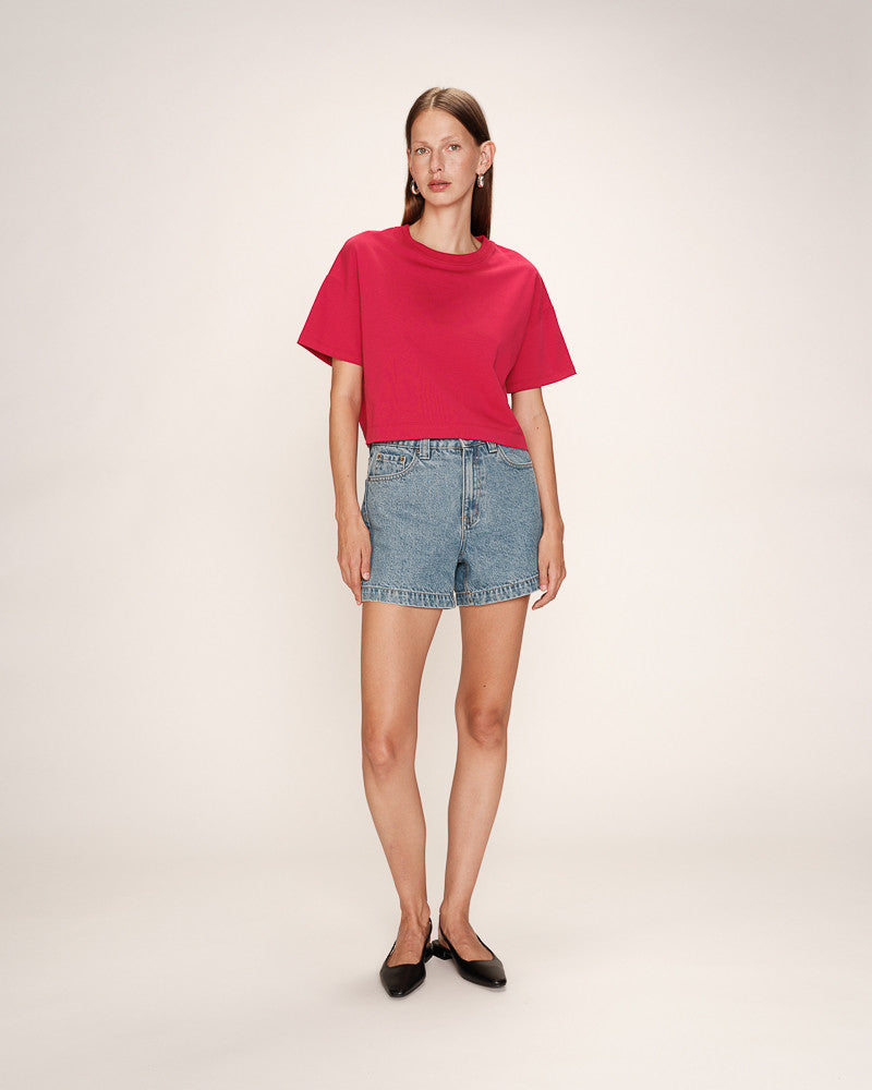 GRACE & MILA | RODIN T-SHIRT - CERISE