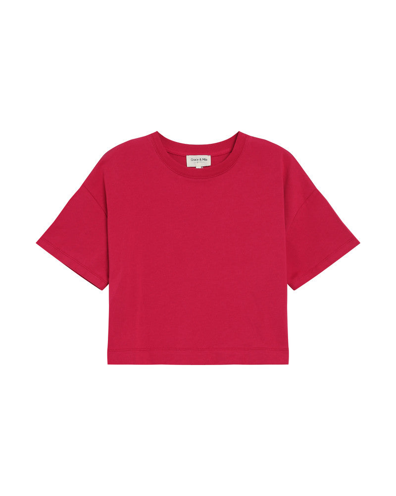 GRACE & MILA | RODIN T-SHIRT - CERISE