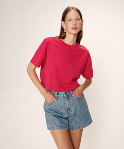 GRACE & MILA | RODIN T-SHIRT - CERISE