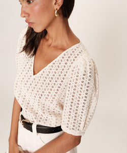 GRACE & MILA | ROMEO TOP - OFF WHITE