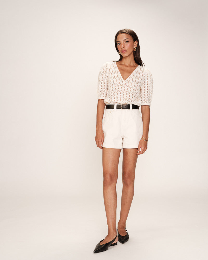 GRACE & MILA | ROMEO TOP - OFF WHITE