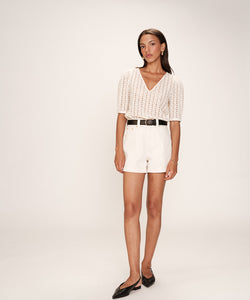 GRACE & MILA | ROMEO TOP - OFF WHITE