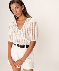 GRACE & MILA | ROMEO TOP - OFF WHITE