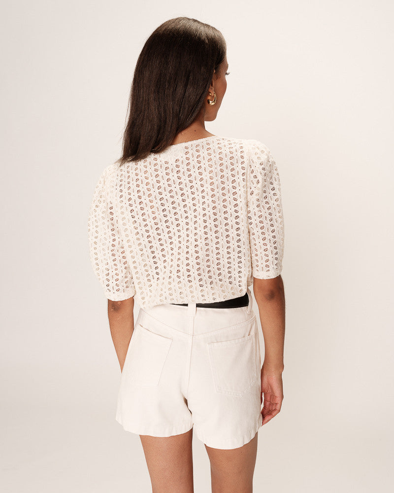 GRACE & MILA | ROMEO TOP - OFF WHITE