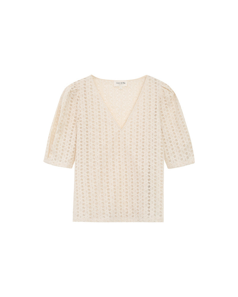 GRACE & MILA | ROMEO TOP - OFF WHITE