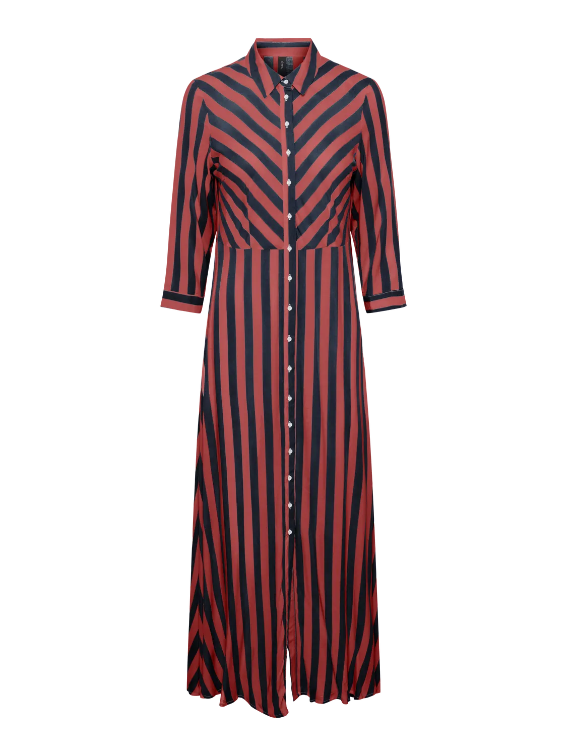 Y.A.S | SAVANNA LONG SHIRT DRESS - MINERAL RED