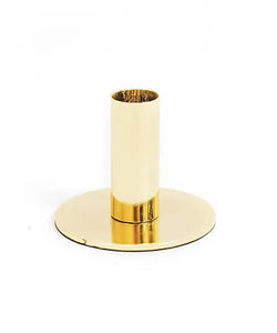 METAL CANDLE HOLDER SMALL - GOLD