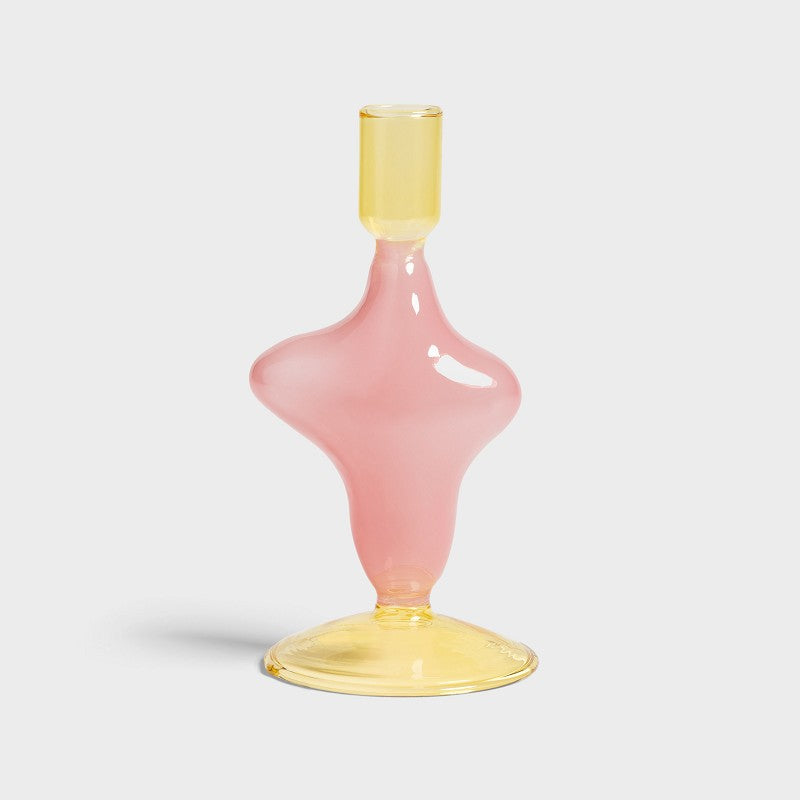 &k | CANDLE HOLDER FLUX - PINK