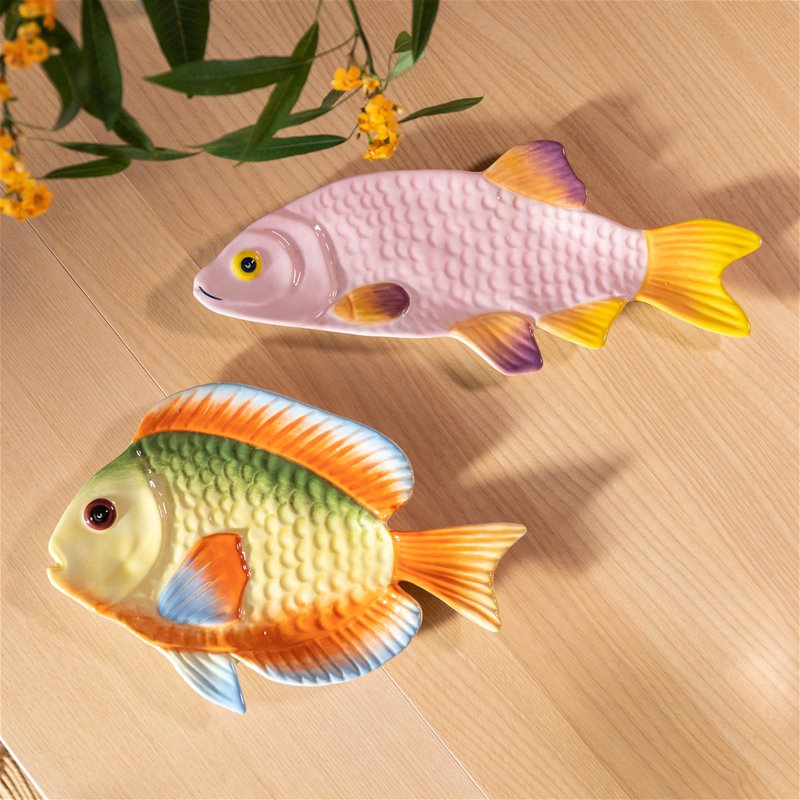 &k | PLATE FISH - RAINBOW
