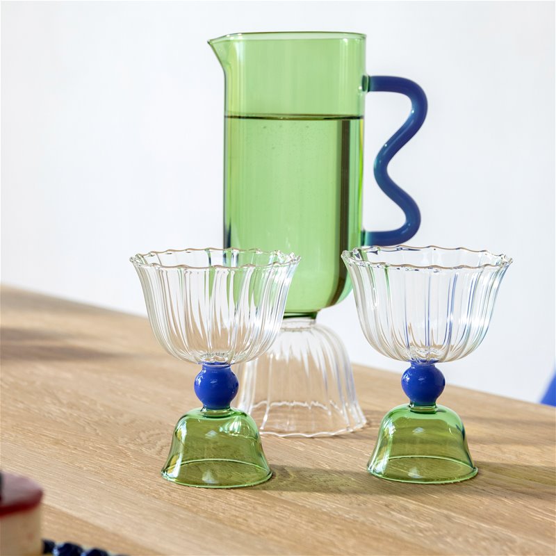 &k | CARAFE TULIP - GREEN