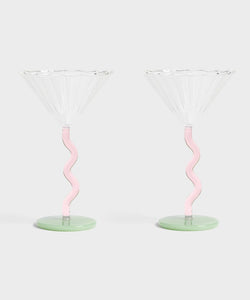 &k | COUPE CURVE - PINK (SET OF 2)