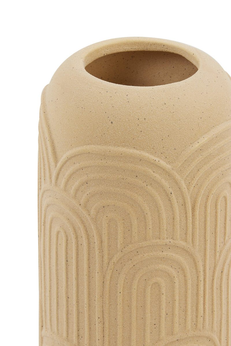 L&L | VASE DIEGO CERAMIC - PEACH