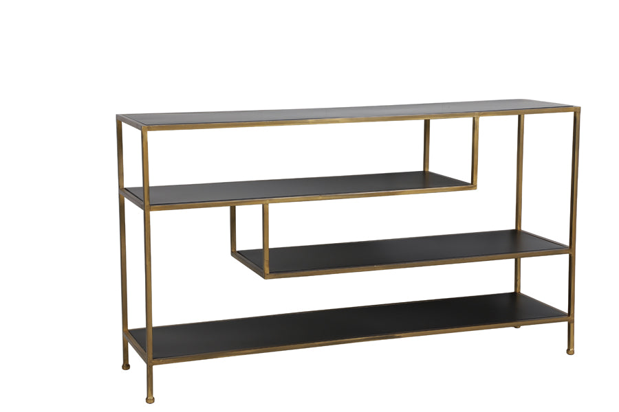 L&L | SIDE TABLE YLAYA - BLACK & GOLD