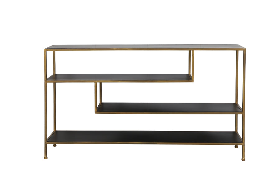 L&L | SIDE TABLE YLAYA - BLACK & GOLD