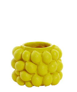 L&L | LEMON VASE MEDIUM - YELLOW