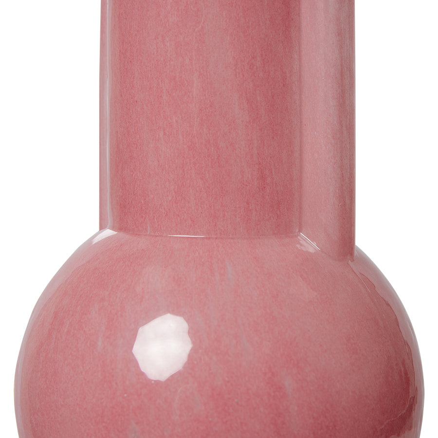 HKliving | GLASS VASE - FLAMINGO PINK